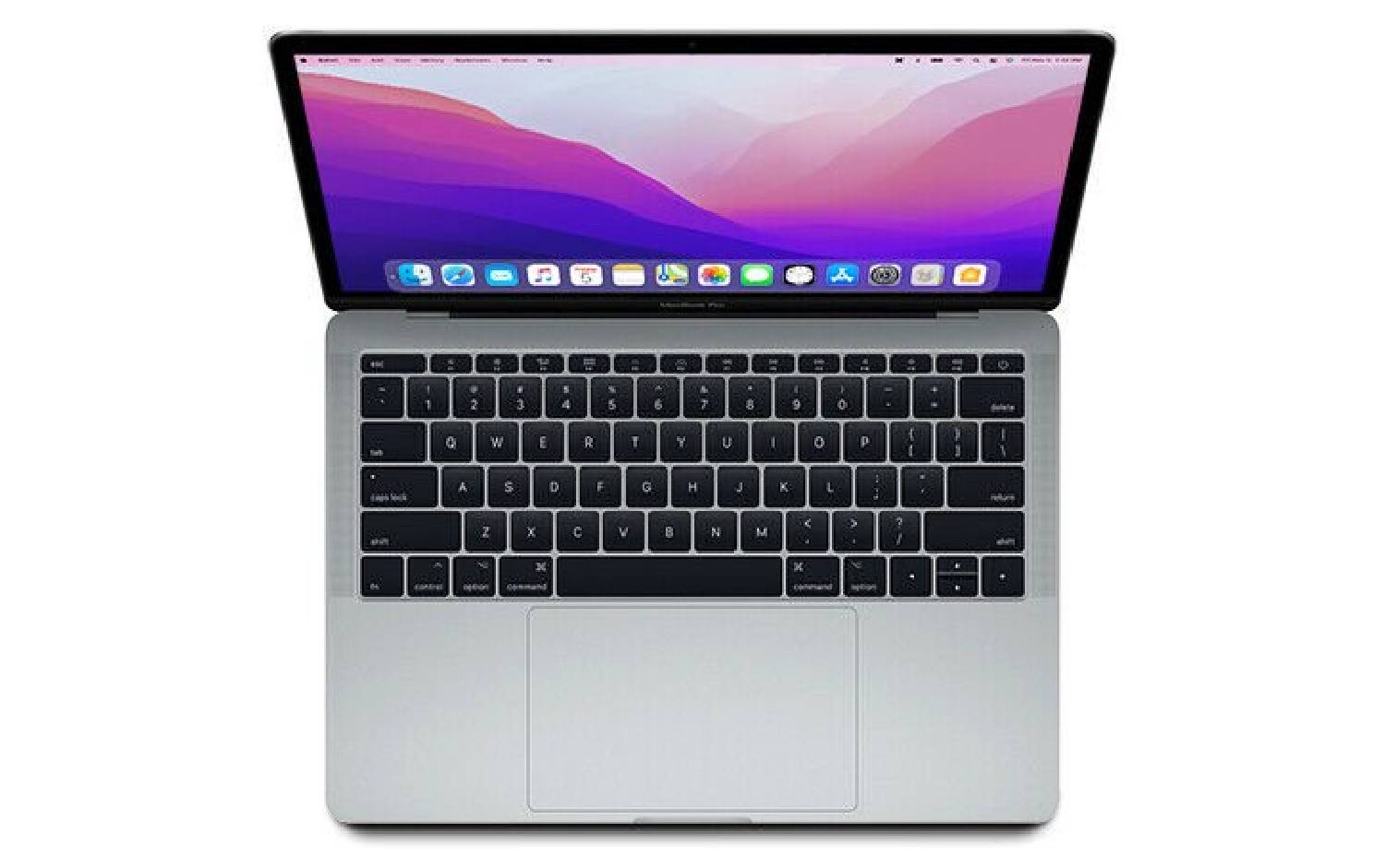 Apple Macbook Pro 13 (Mid-2017, Silver) Intel Dual Core i5 7th Gen 8GB RAM 256GB SSD macOS Big Sur Version 11.7.4