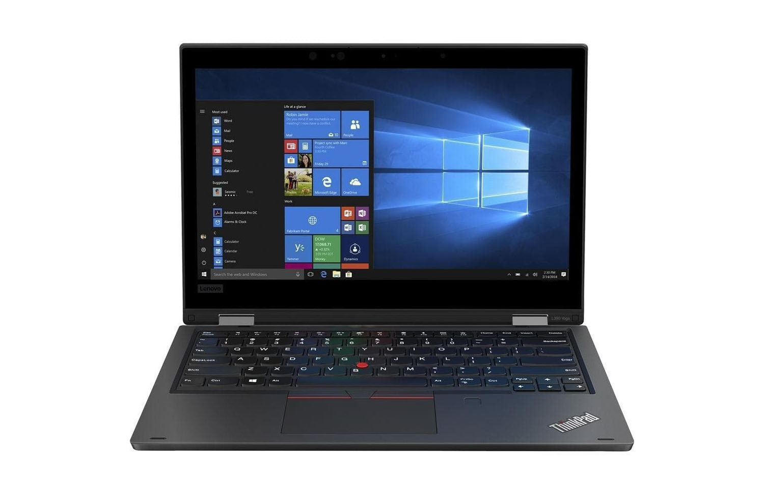 Lenovo ThinkPad Yoga L390 Intel Core i7 8th Gen 16GB RAM 256GB SSD Touchscreen Windows 11 Home
