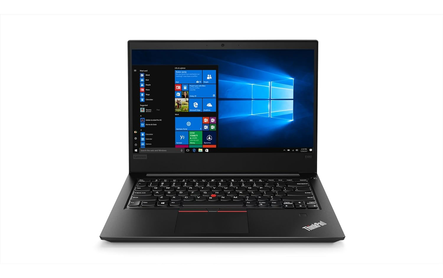 Lenovo ThinkPad E480 20KN003XUS Intel Core i5-8th Gen 8GB RAM 256GB SSD Microsoft Windows 10 Pro
