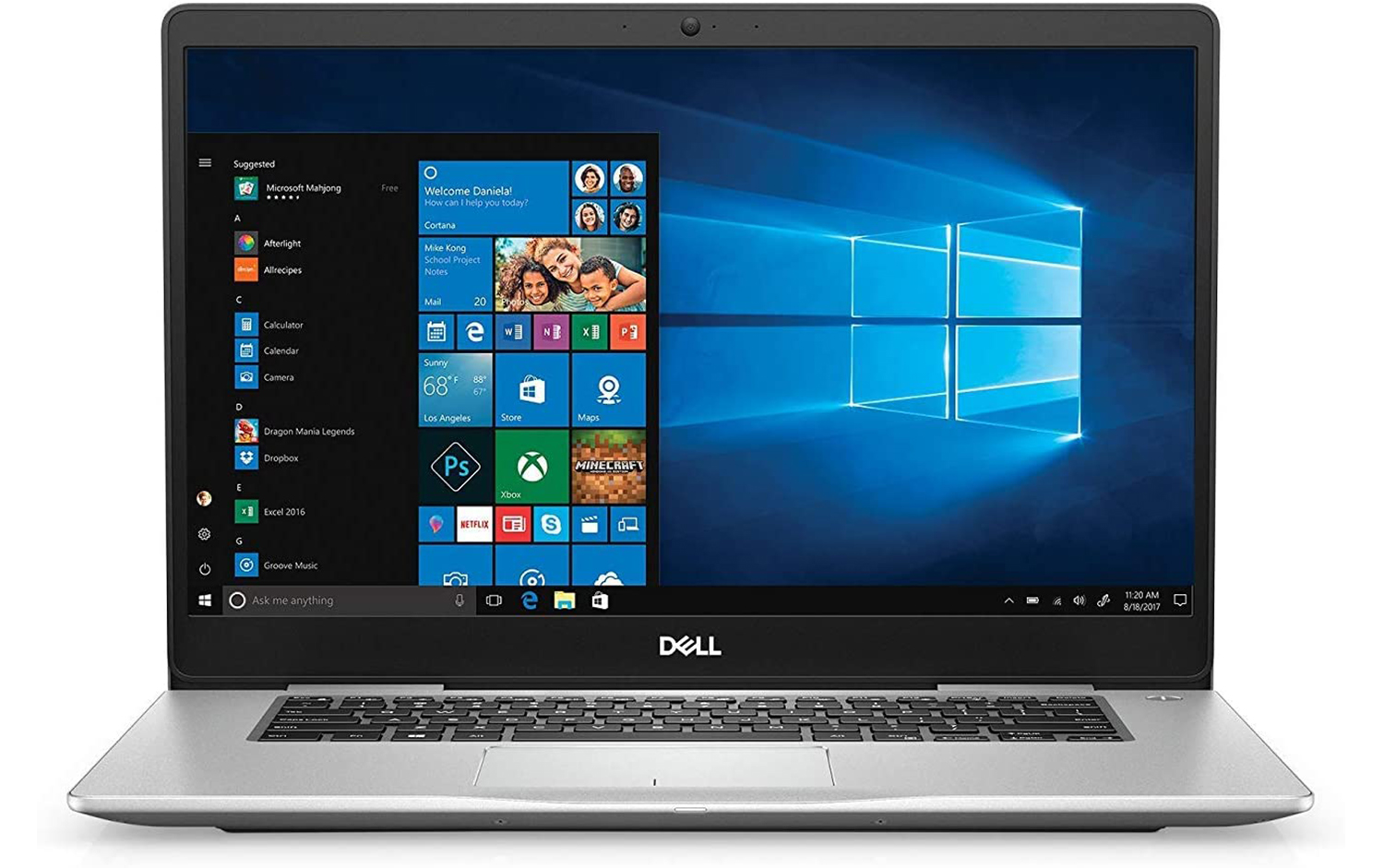 Dell Inspiron 7570 Intel Core i5-8th Gen 8GB RAM 1000GB HDD Microsoft Windows 10 Home NVIDIA GeForce 940MX Touchscreen