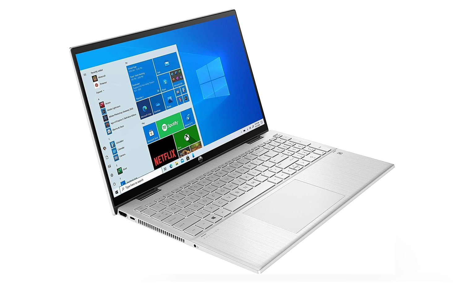 HP Pavilion x360 Convertible 15t-er000 Intel Core i5-11th Gen 8GB RAM 256GB SSD Microsoft Windows 11 Home Touchscreen