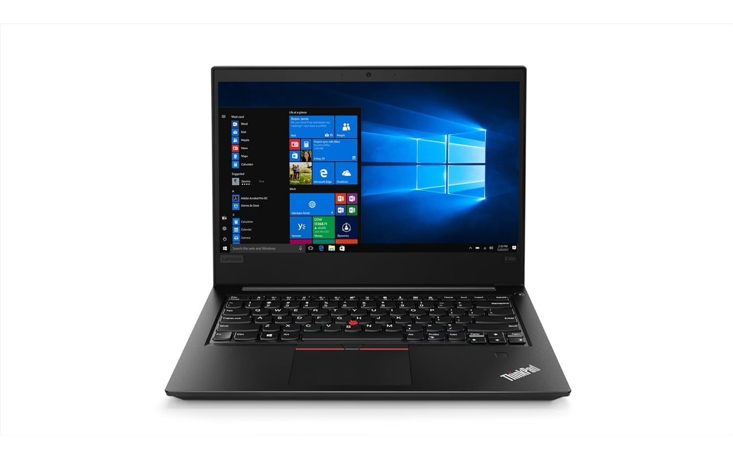 Lenovo ThinkPad E480 Intel Core i5-8th Gen 8GB RAM 256GB SSD Microsoft Windows 10 Pro