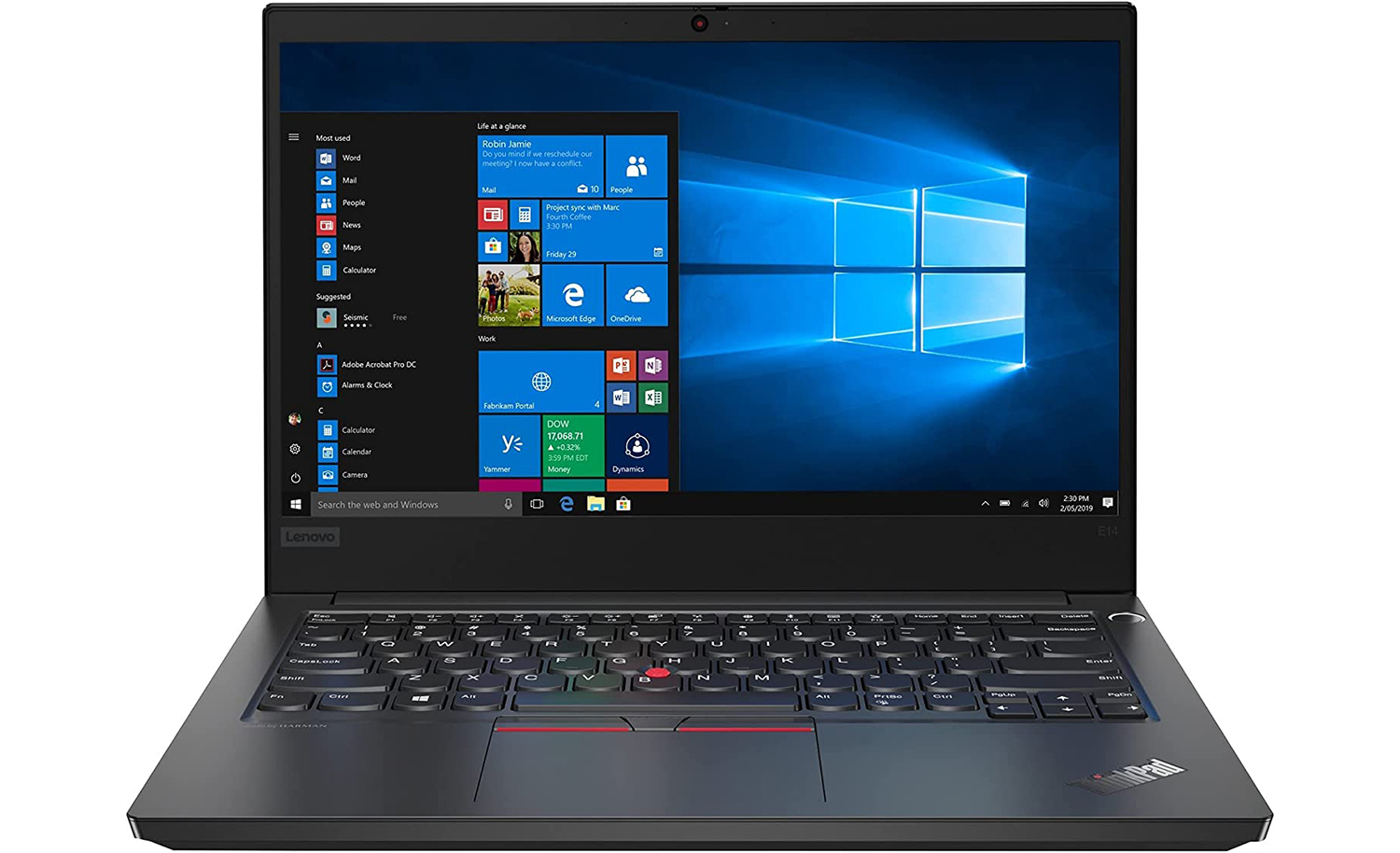 Lenovo ThinkPad E14 G2 Intel Core i5-11th Gen 8GB RAM 256GB SSD Microsoft Windows 10 Pro